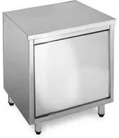 Tavolo 80x60x85 acciaio inox 430 armadiato cucina ristorante pizzeria RS4384