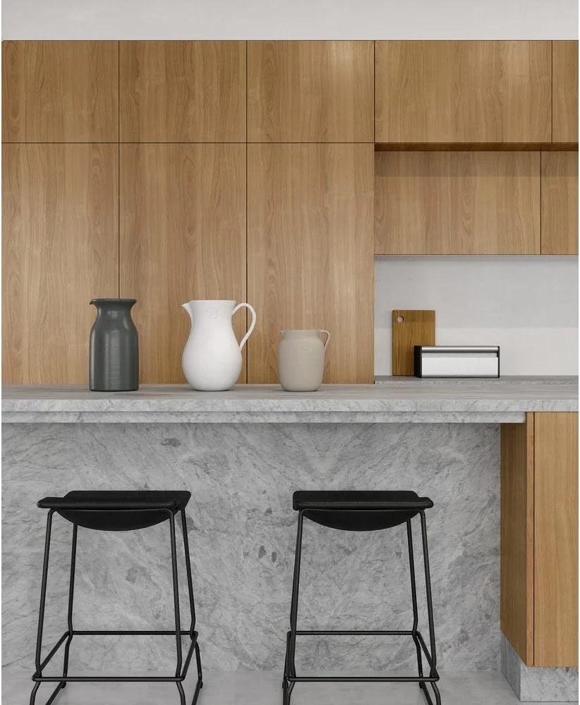 Vaso in ceramica bianca fatto a mano (altezza 30 cm) Harmonia - Artevasi