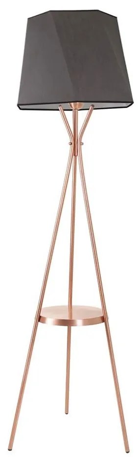 Lampada da terra VENEDIK 1xE27/60W/230V grigio/rame