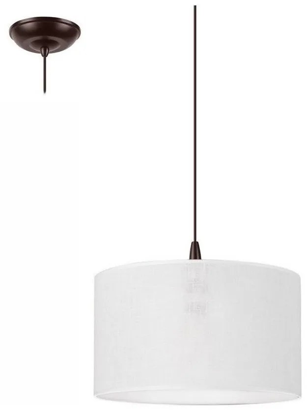 Lampadario LED a sospensione con filo NOEL 1xE27/60W/230V bianco