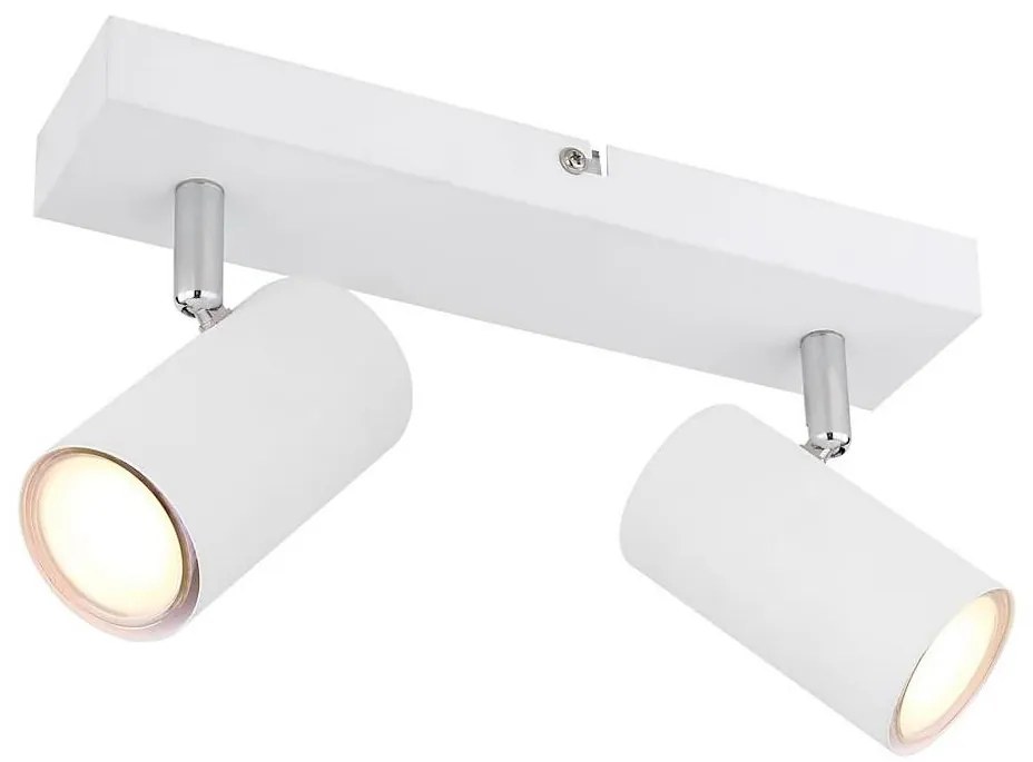 Globo 57911-2W - Faretto ROBBY 2xGU10/35W/230V bianco