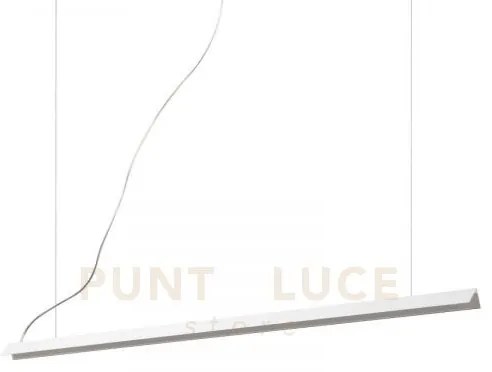 V-line sospensione led bianca led 3000k 20w 1700 lm 110cm
