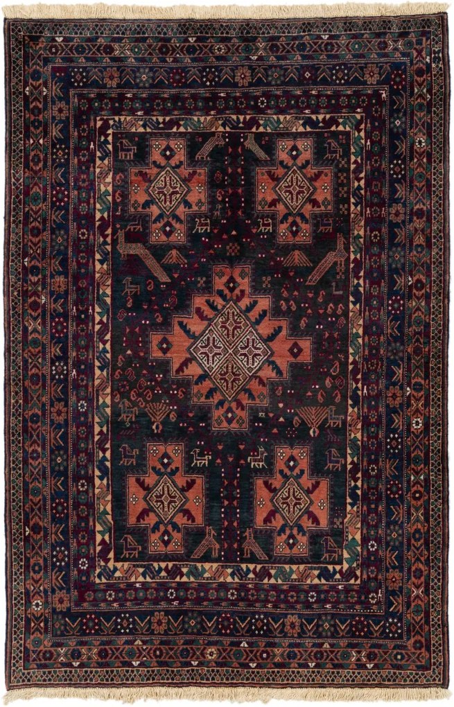 Persian Tappeto 230 x 150 (Iran) Annodato A Mano