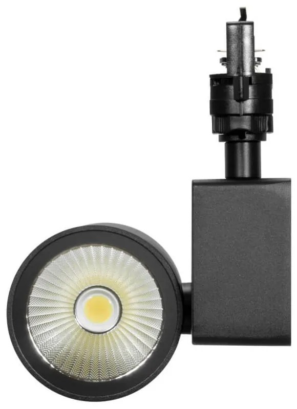 Faro LED 42W Binario Trifase CRI92, UGR13, 36°/60° con driver Philips, Nero Colore Bianco Variabile CCT