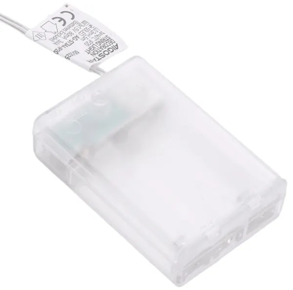 Aigostar - Catena luminosa natalizia a LED 50xLED/3xAA 5m bianco caldo dorata