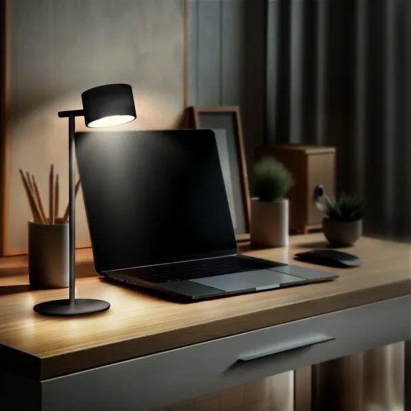 Solight WO68-B-LED Lampada ricaricabile dimmerabile 3in1 LED/4W/2000 mAh 3000/4000/6500K nero