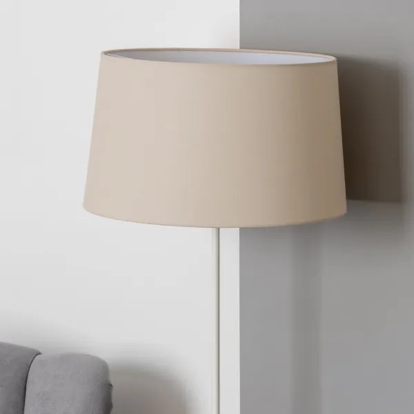 Brilagi - Lampada da terra LED CERIA 1xE27/40W/230V Ø 45 cm beige/bianco
