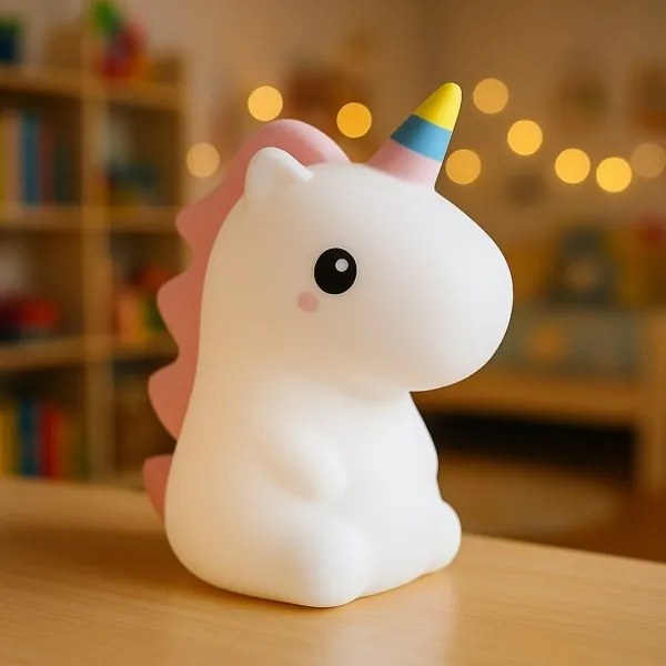 Luce notturna per bambini LED RGBW ricaricabile e dimmerabile UNICORN LED/1W/5V 1200 mAh