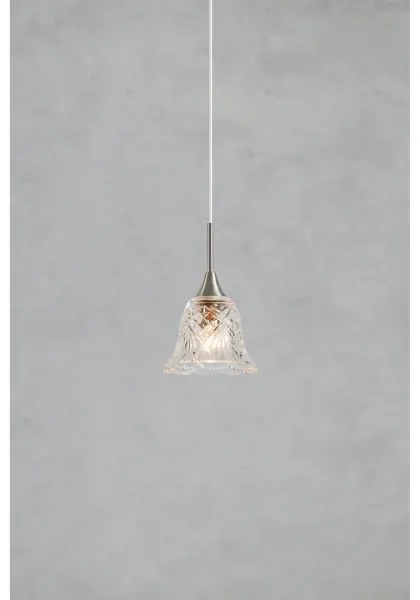 Markslöjd 109012 - Lampada a sospensione con cavo LUNA 1xE14/40W/230V cromo opaco