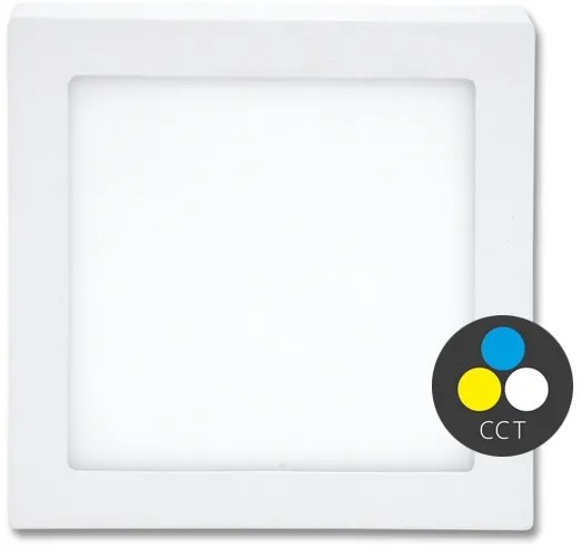 Ecolite LED-CSQ-CCT/12W/BI - Plafoniera LED RAFA 12W/230V bianco