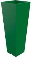 Vaso 37,5x102 cm in Resina Arkema Quadro 102 Verde Scuro