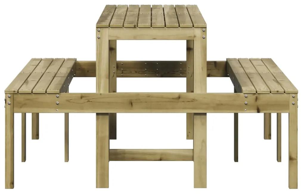 Tavolo da picnic 160x134x75 cm in legno impregnato di pino