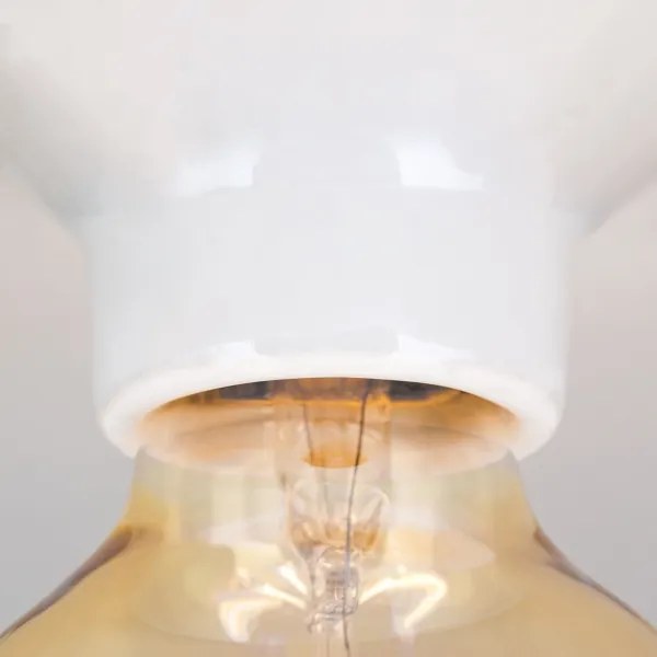 Orion - Plafoniera FROST 1xE27/60W/230V bianca