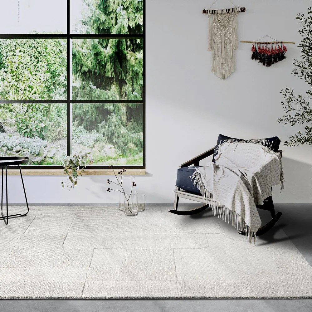 Tappeto color crema in lana tessuto a mano 190x280 cm Charlotte - Villeroy&amp;Boch