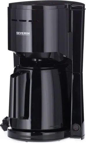 Severin KA 9306 - Macchina da caffè con caraffa termica 1 l 1000 W/230 V, nera