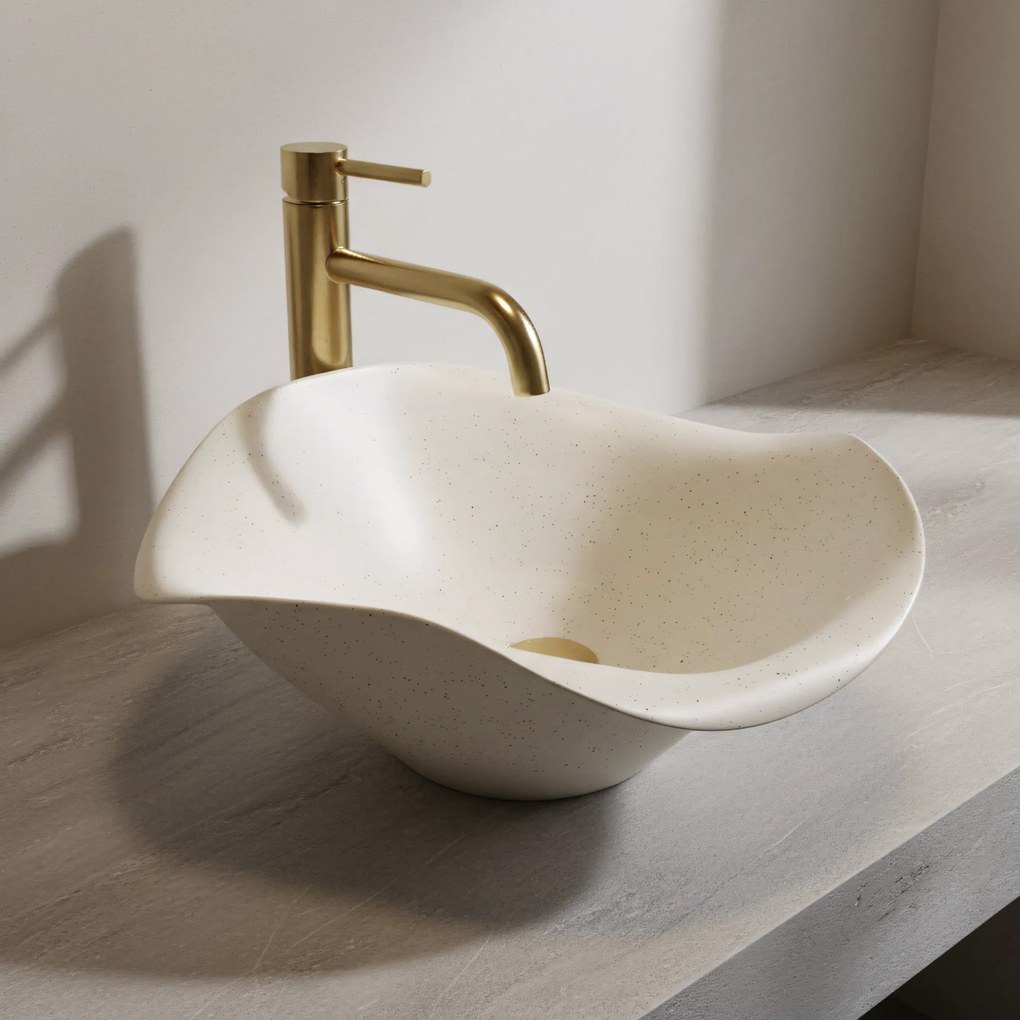 Lavabo da appoggio in ceramica REA HM-35B Handmade ART