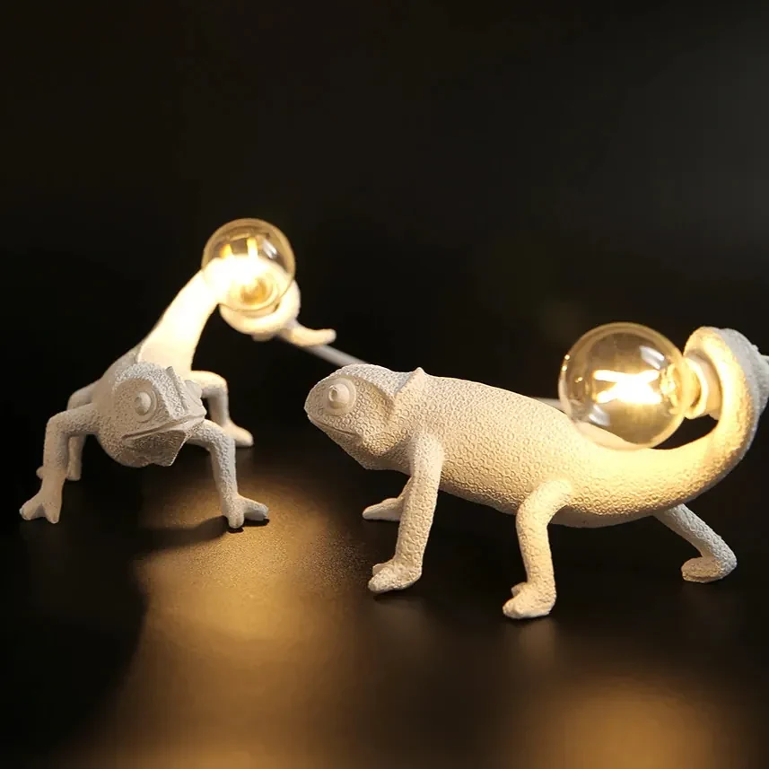 Lampe décorative LED SELETTI Chameleon Lamp Still, blanche, USB