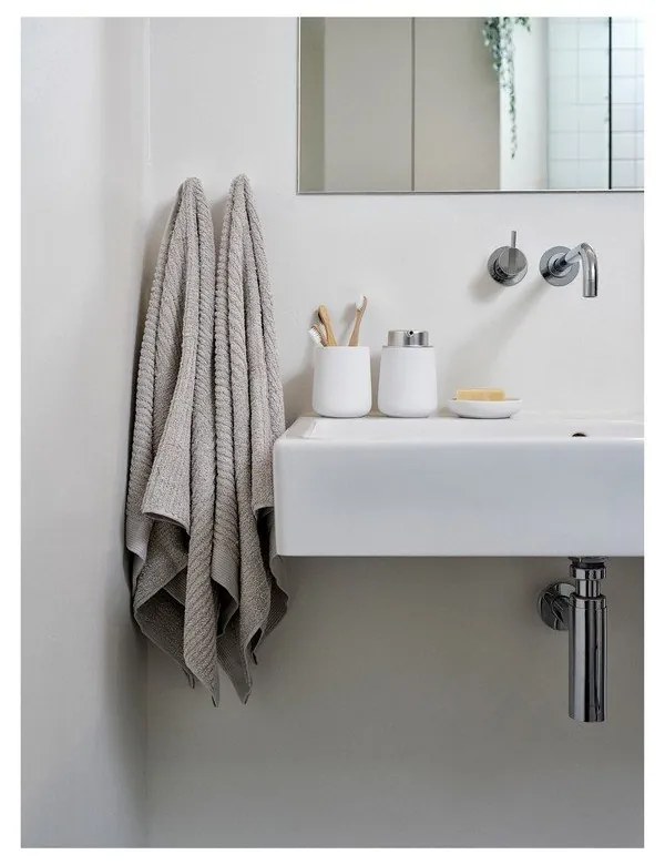 Asciugamano in cotone grigio 100x50 cm Classic - Zone