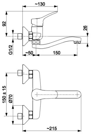 KFA Armatura 5240-810-00 - Rubinetto del lavandino MORRIS cromo lucido