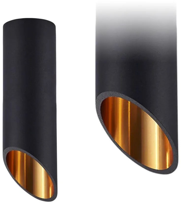 LAMPADA DA SOFFITTO BLACK GOLD 20 CM APP571-1C