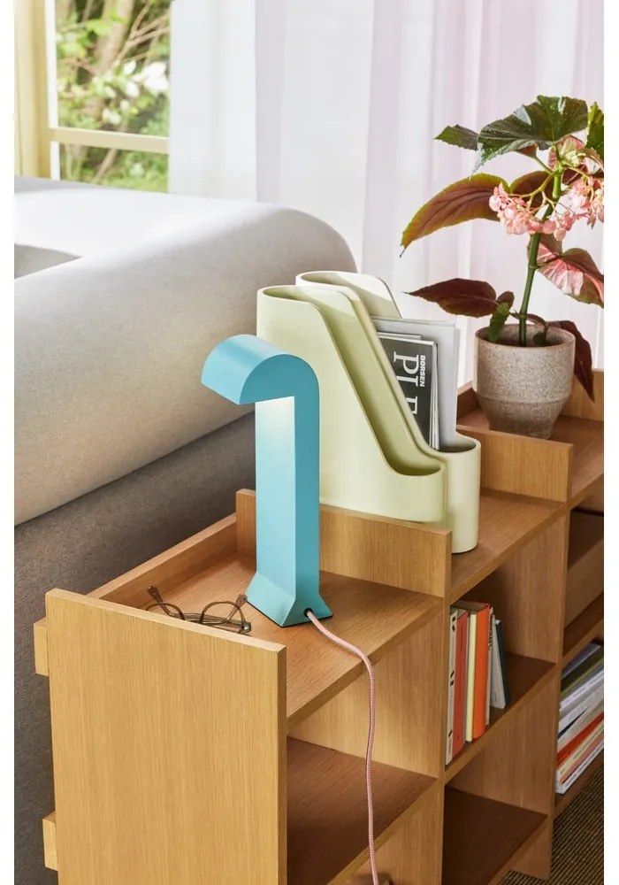 Lampada da tavolo dimmerabile a LED blu (altezza 34 cm) Soothe - Hübsch