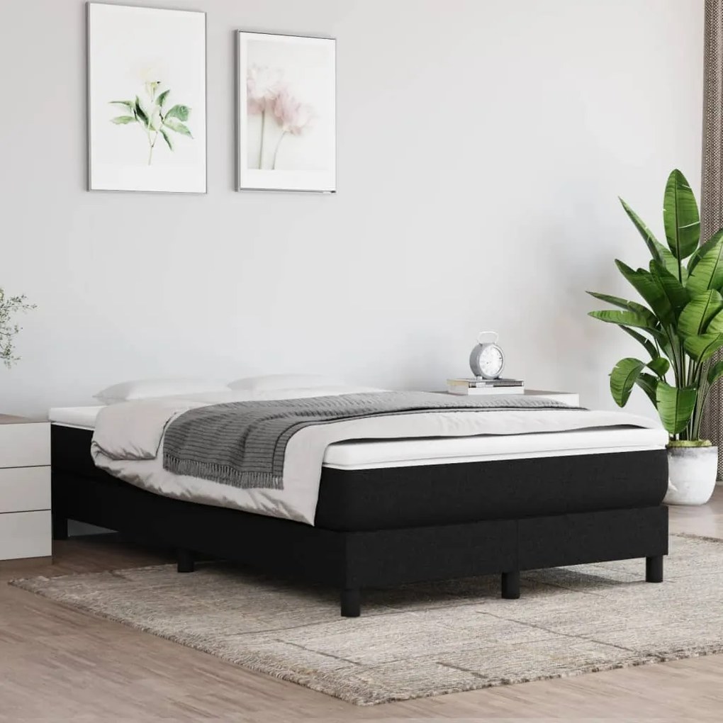 Materasso A Molle Insacchettate Nero 120x200x20 Cm İn Tessuto /