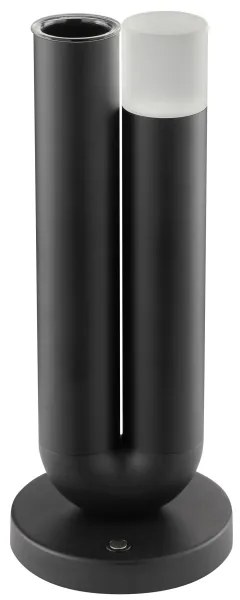 Brilliant - Lampada da tavolo LED ricaricabile dimmerabile a sfioramento SAYU, 2,5W/5V, 2700K, IP44, nero