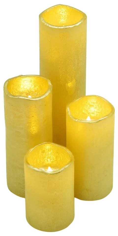 Set di 4 candele a LED - Hilight