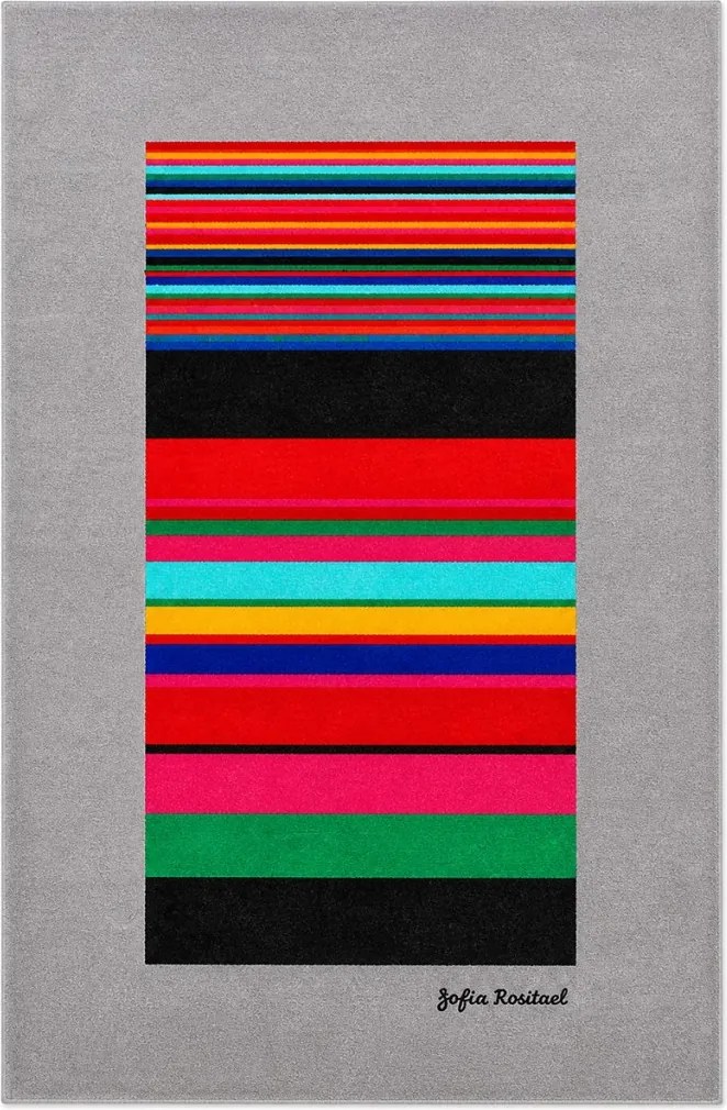 Tappeto Moderno Caledoscopio 160x240 cm Multicolor in Misto Lana Design Contemporaneo