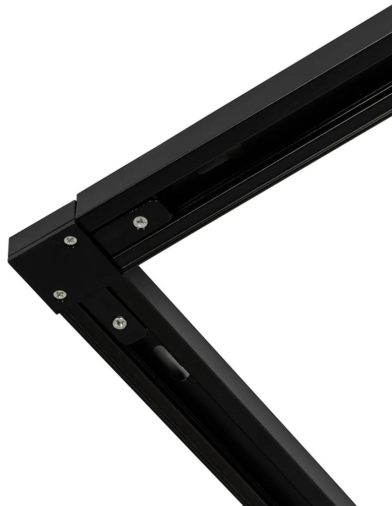 Sistema a binario moderno monofase 5 luci nero con oro - Gissi