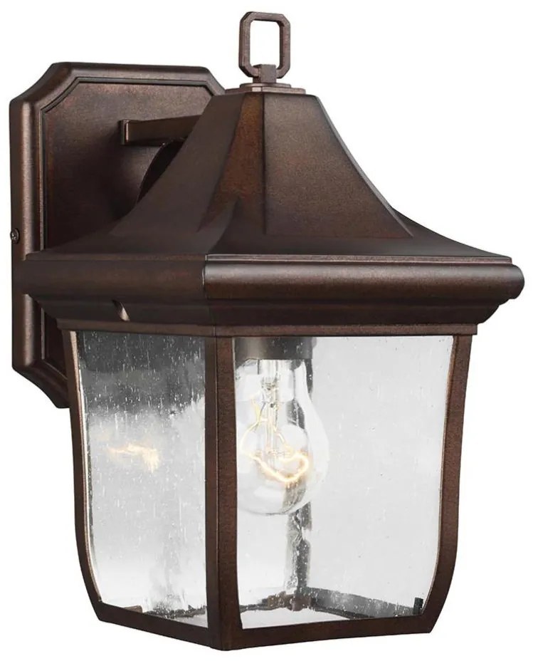 Feiss - Applique da esterno OAKMONT 1xE27/60W/230V IP44 bronzo