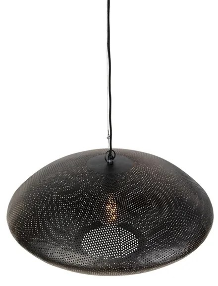 Lampada a sospensione orientale nera con oro 60 cm - Radiance