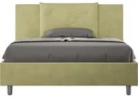 Letto Matrimoniale Large 170x210 cm con Rete e Contenitore Appia T Verde