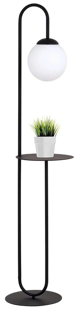 Piantana Minimal Arawn Acciaio Nero 1 Luce E14 Ip20
