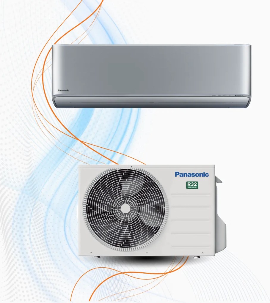Climatizzatore Panasonic Etherea Mono Inverter R-32 WiFi, 9.000 / Silver