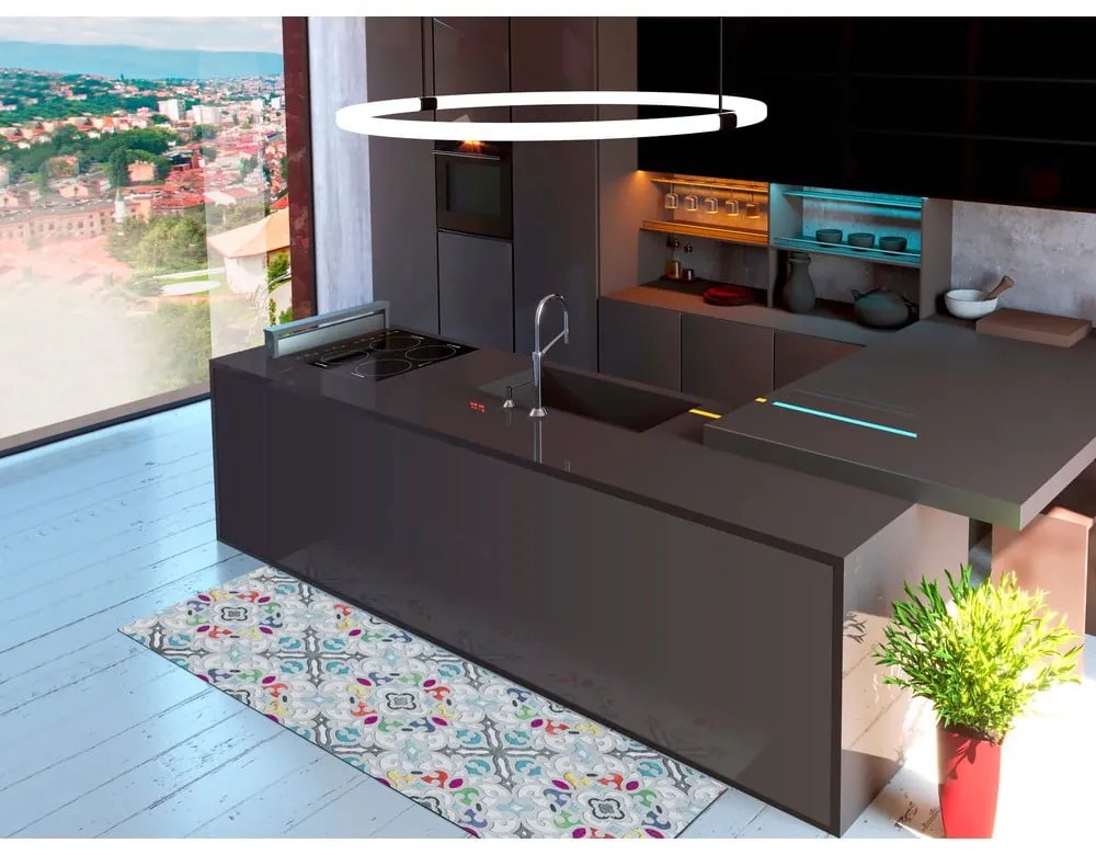 Passatoia blu lavabile 52x100 cm Ricci Valentina – Universal