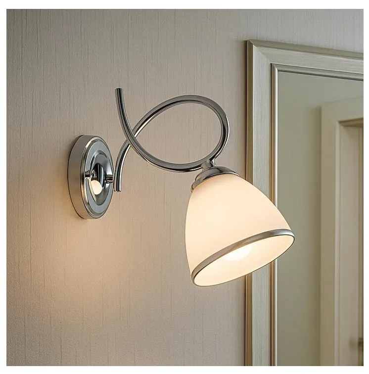 Brilagi - Lampada da parete FRED 1xE27/60W/230V cromo lucido