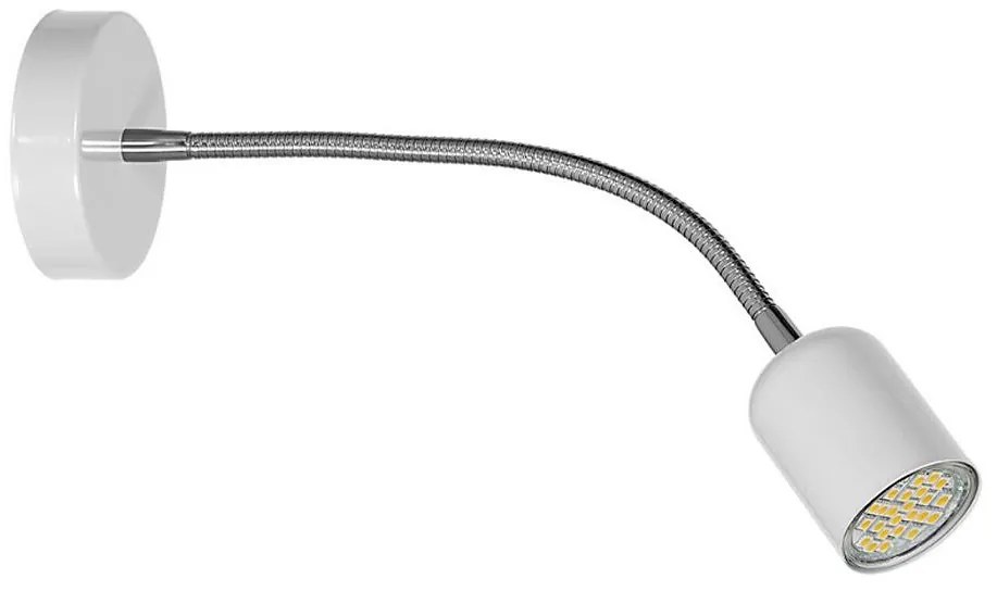 Lampada flessibile MAXI 1xGU10/40W/230V bianca