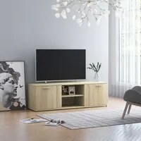 Mobile Porta TV Rovere Sonoma 120x34x37 cm in Truciolato 801164