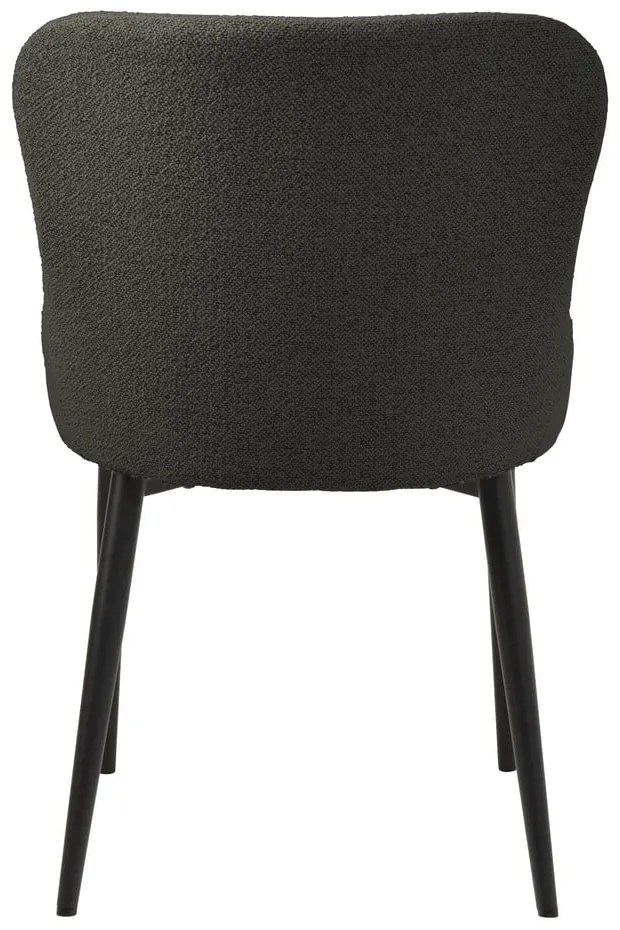 Sedia da pranzo grigio scuro Ontario - Unique Furniture