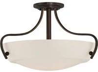 Lampadario Contemporaneo Chantilly Metallo Bronzo Palladiano 3 Luci E27