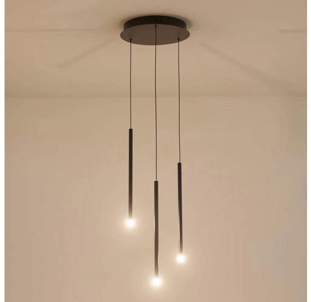 Lampadario LED a sospensione con filo LED/6W/230V 3000K diametro 30 cm