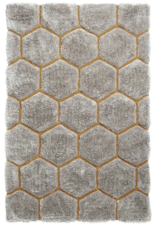 Tappeto grigio e giallo , 180 x 270 cm Noble House - Think Rugs