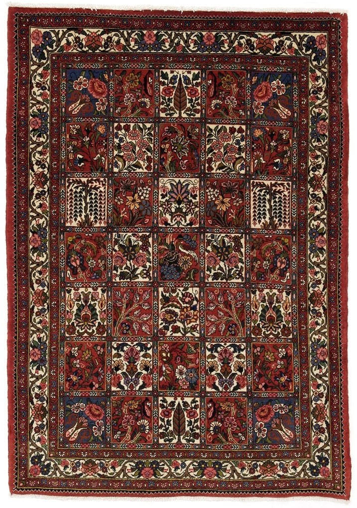 Bakhtiar Tappeto 100x150 (Iran) Annodato A Mano