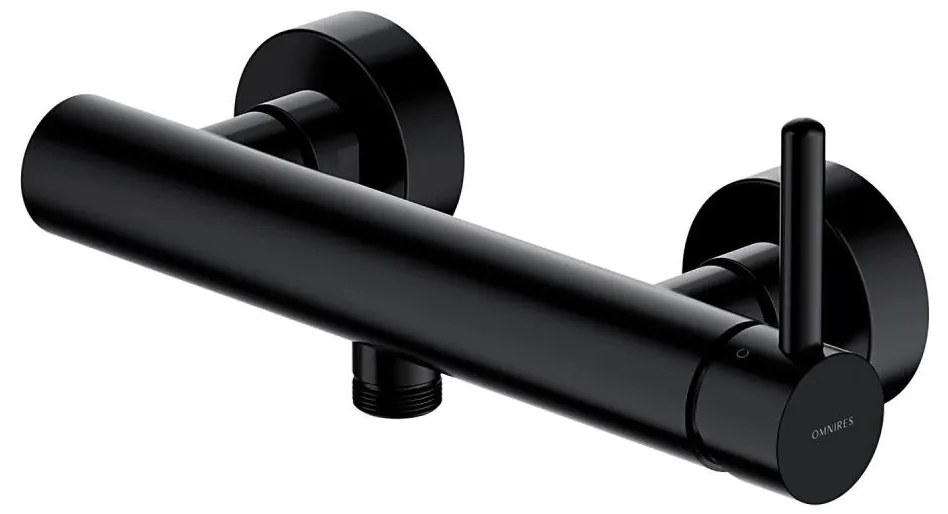 OMNIRES Y1240BL - Rubinetto doccia Y semi-opaco nero