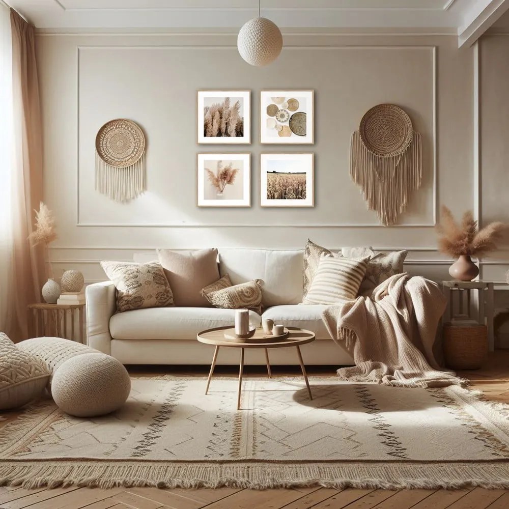 Quadri in set di 4 pezzi 30x30 cm Aesthetic - knor