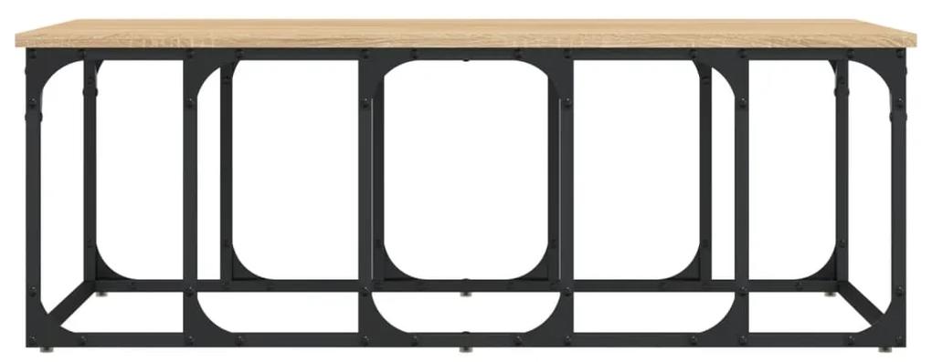 Tavolino Salotto Rovere Sonoma 100x50x35,5cm Legno Multistrato