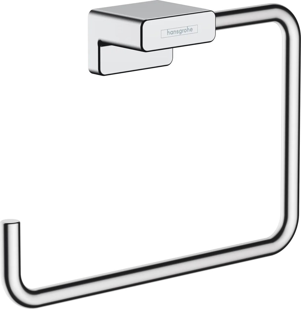 Porta asciugamano ad anello Cromo hansgrohe AddStoris 41754000