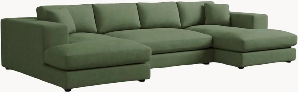 Divano angolare 5 posti in velluto a coste Tendenza