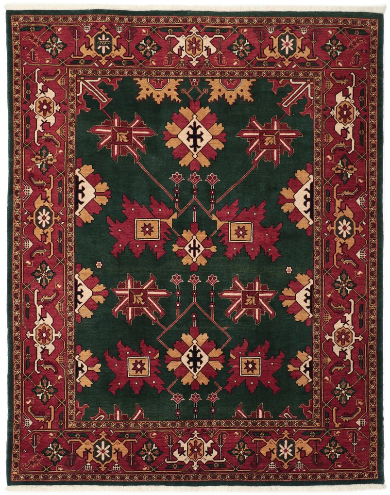 Heriz Tappeto 210 x 260 (Iran) Annodato A Mano